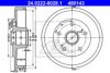 ATE 24.0222-8028.1 Brake Drum